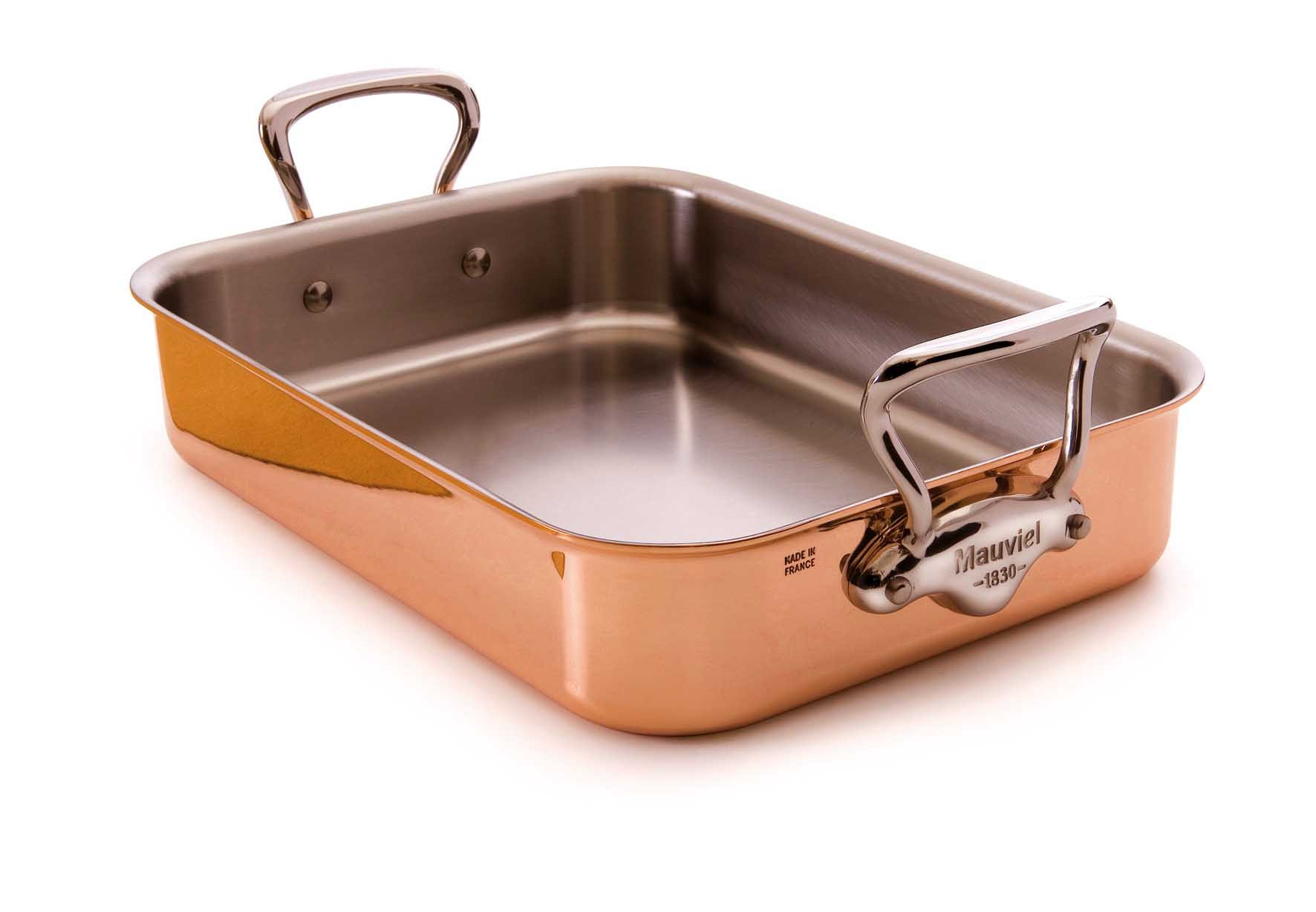 M'150s - Tri ply Roasting pan with Rack  2.5mm.
