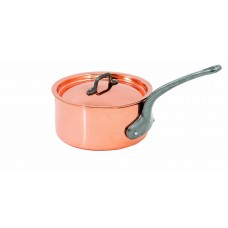 Matfer Bourgeat 9.5" Copper Sauce Pan with Lid