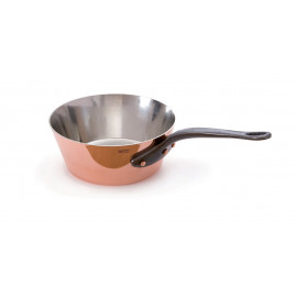 Mauviel Cuprinox 20cm Copper Saute Pan