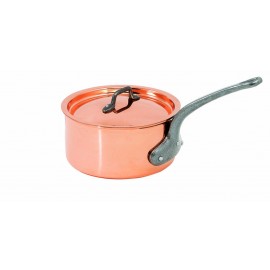 Matfer Bourgeat 5.5" Copper Sauce Pan with Lid