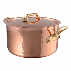 Mauviel M'tradition Copper Stew Pot & Lid