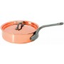 Matfer Bourgeat 7.875" Copper Saute Pan with Lid