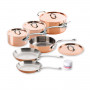 Mauviel M'150s - 10 pc. Copper Set - 1.5mm  S.S. Interior Cast Stainless Steel Handles