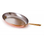 M'150b - Mauviel Oval Frying Pan Bronze Handle