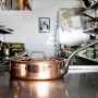 Matfer Bourgeat 6.25" Copper Saute Pan with Lid